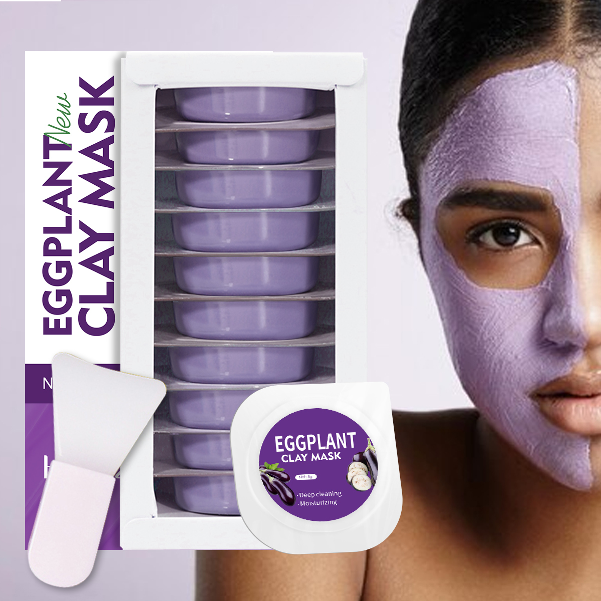 Mud Mask Kaolin - 5 г/0,17 унций * 10 глиняная