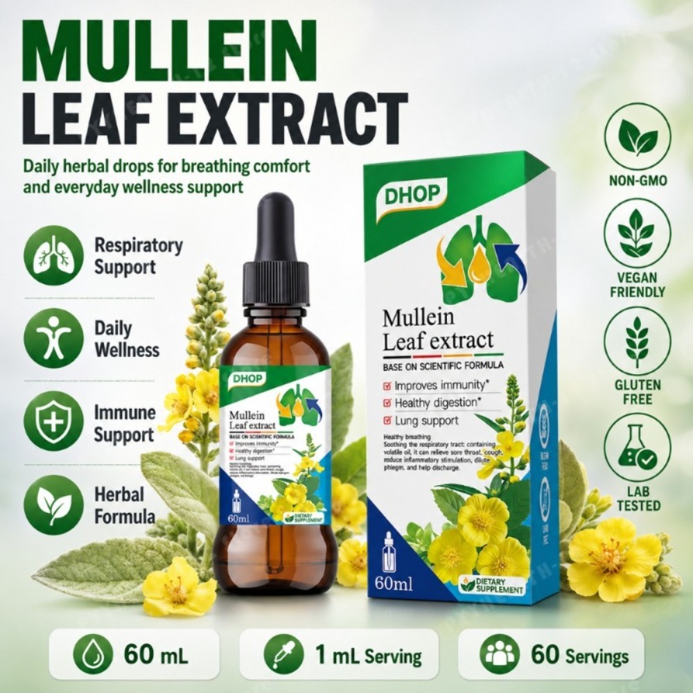 Licorice Root Extract - Экстракт листьев коровяка в каплях, 60