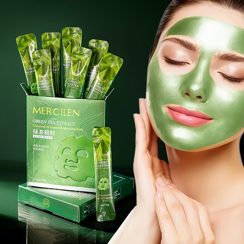 Bentonite Clay Mask - 10 шт., маски для лица Mercilen