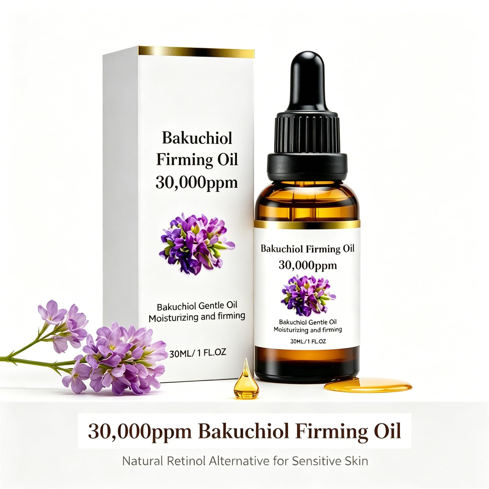 Bakuchiol Retinol Alternative - Масло для лица с бакучиолом: высокоэффективная