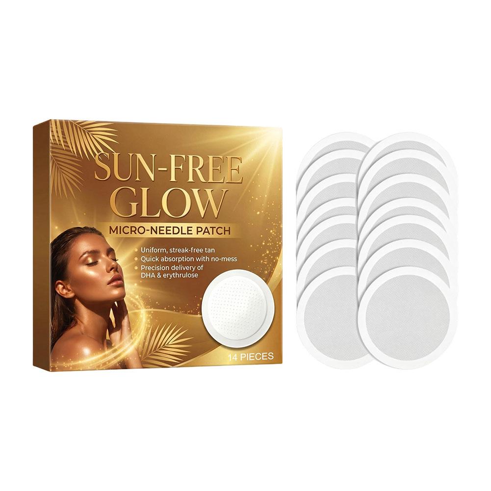 Skincare Glow Glowing - 14 шт. самозагаривающих патчей с микроиглами