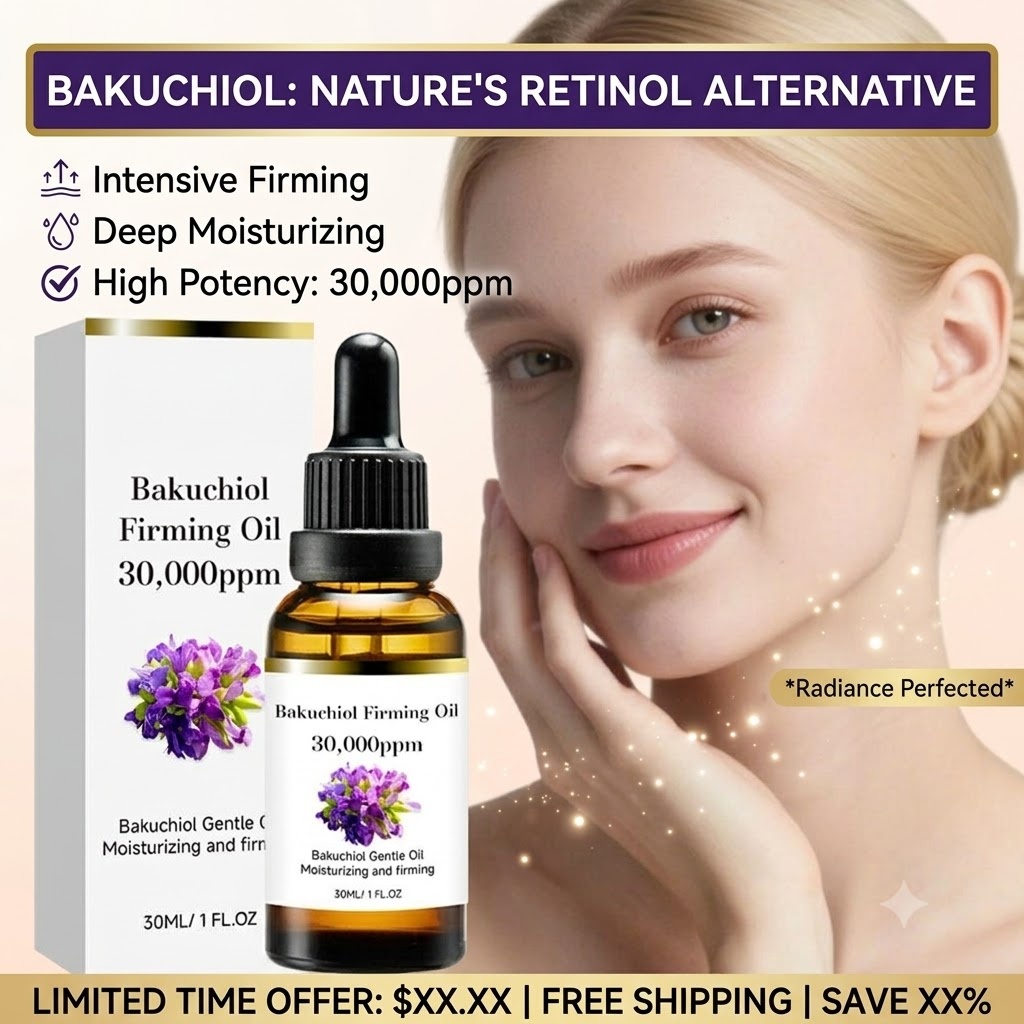Bakuchiol Retinol Alternative - Натуральное масло для лица с бакучиолом