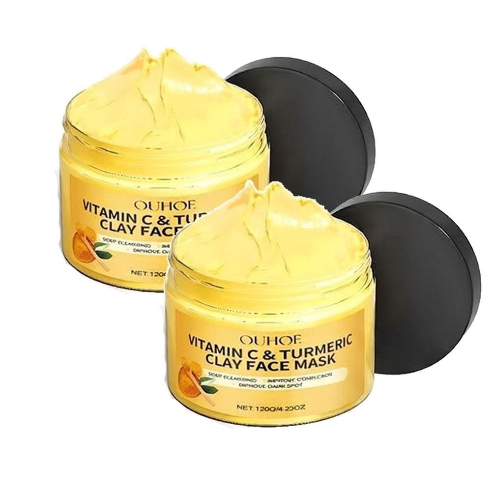 Bentonite Clay Mask - Глиняная маска с куркумой и витамином