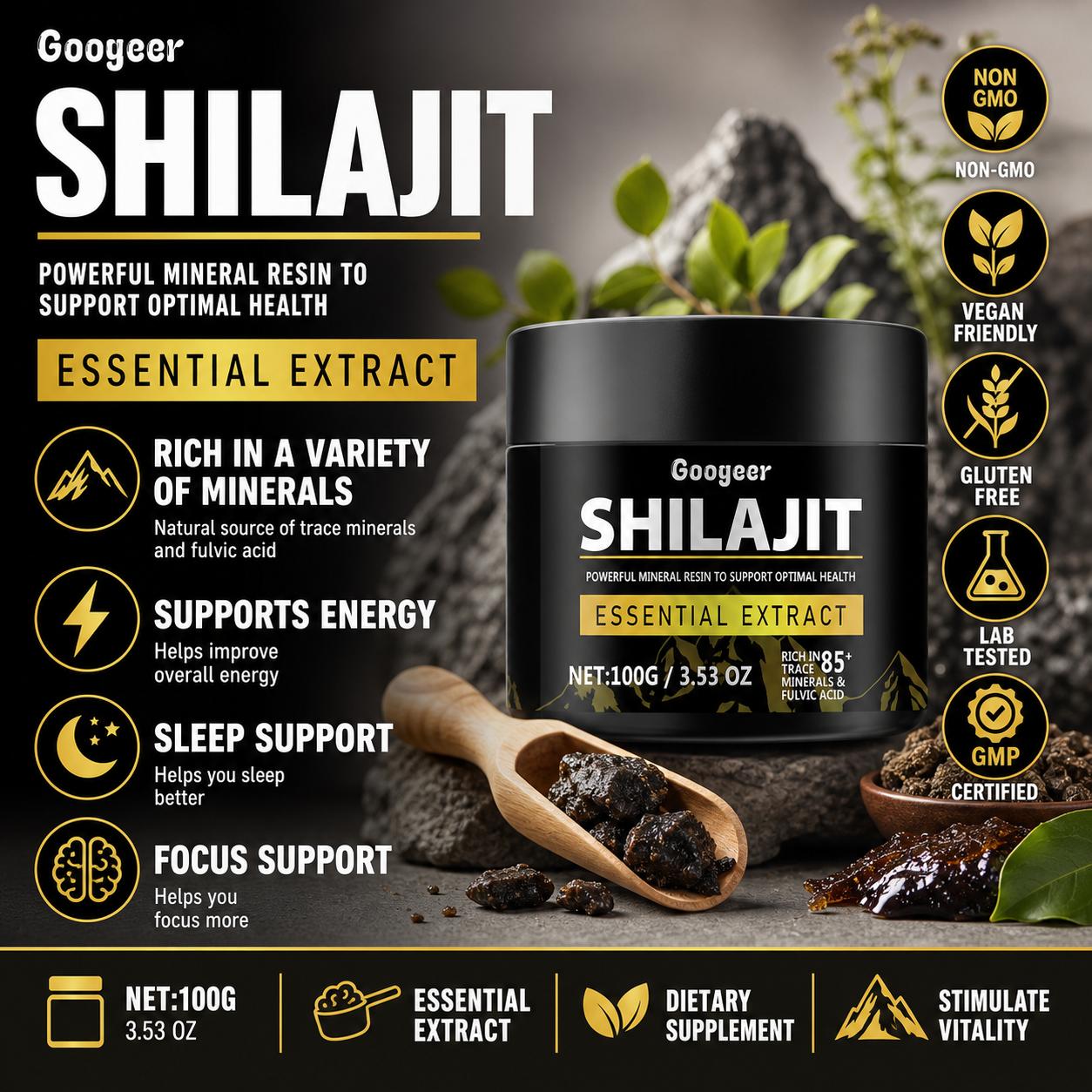 Licorice Root Extract - Экстракт Шиладжит Googeer в порошке, 85%