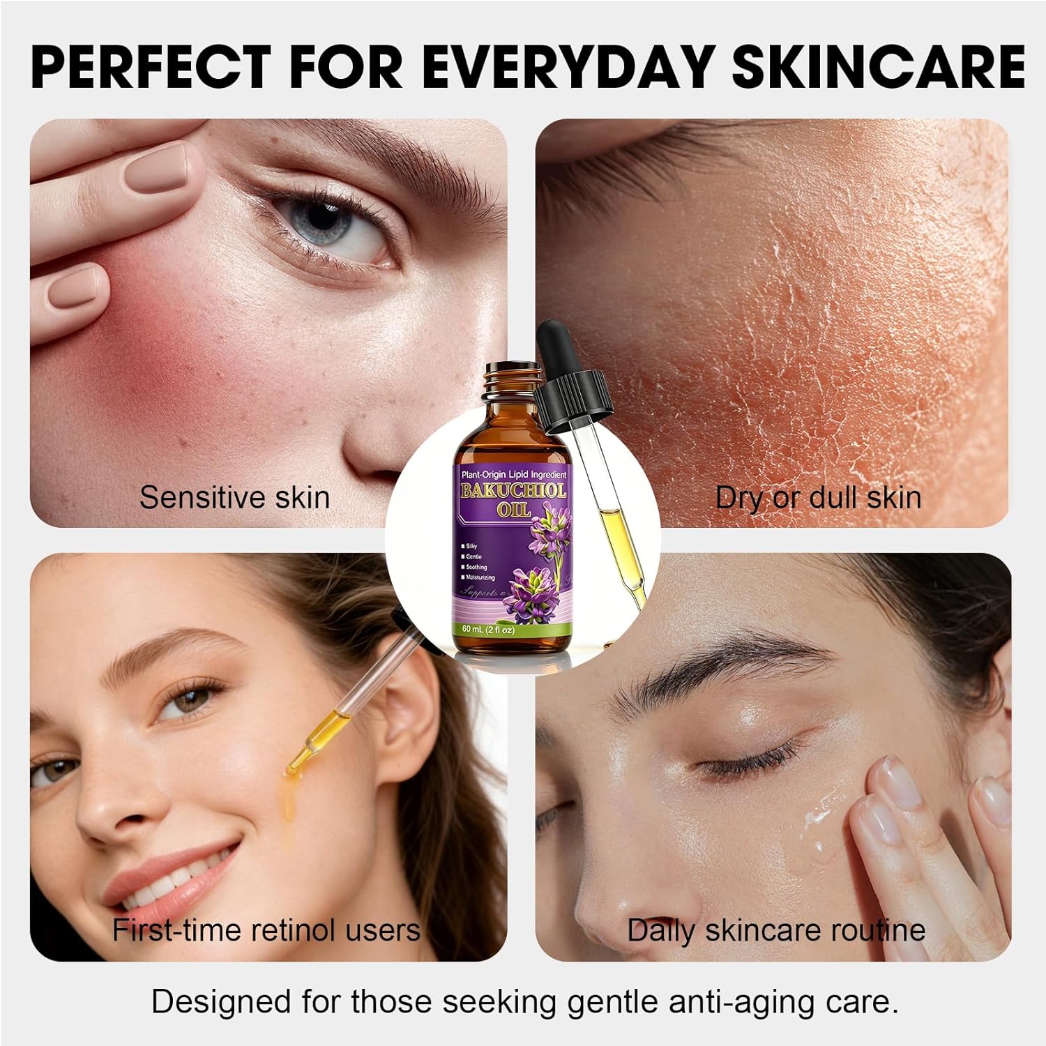 Антивозрастное масло для лица  – обзор и цена Bakuchiol Retinol Alternative