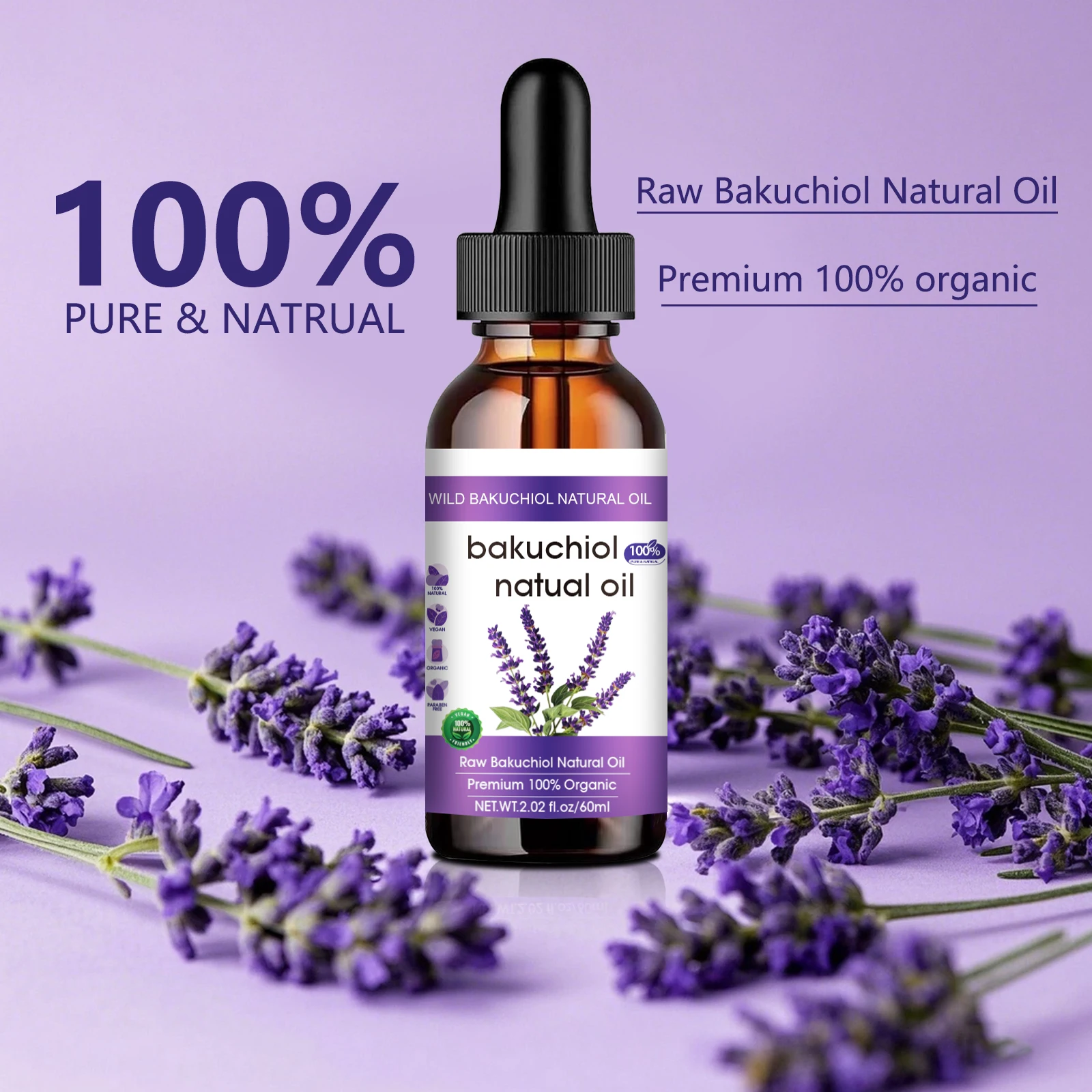 Антивозрастное масло для лица  – обзор и цена Bakuchiol Retinol Alternative