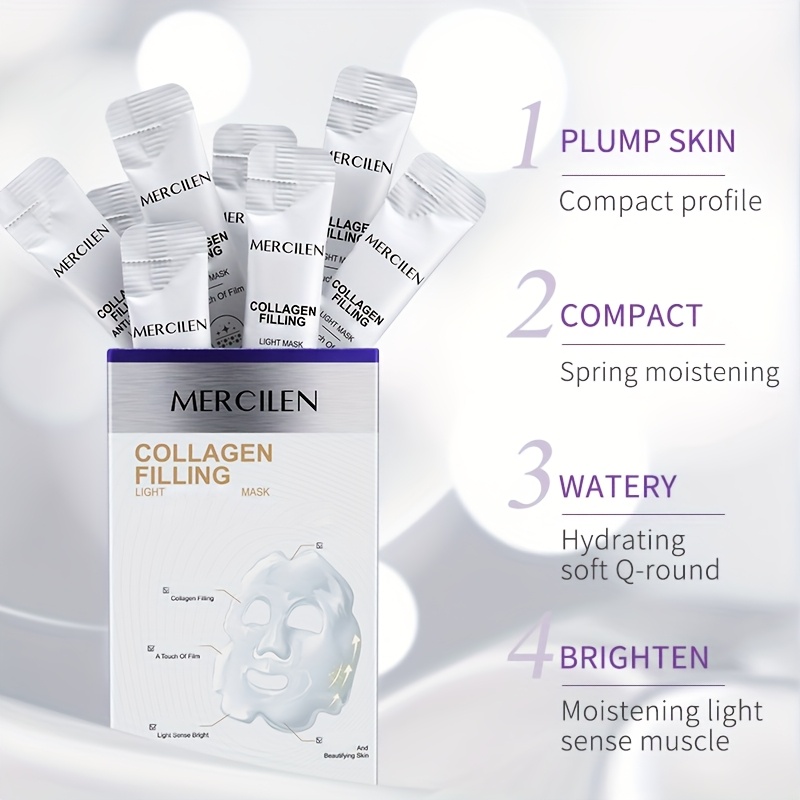 20 шт. Mercilen коллагеновые п – обзор и цена Bentonite Clay Mask