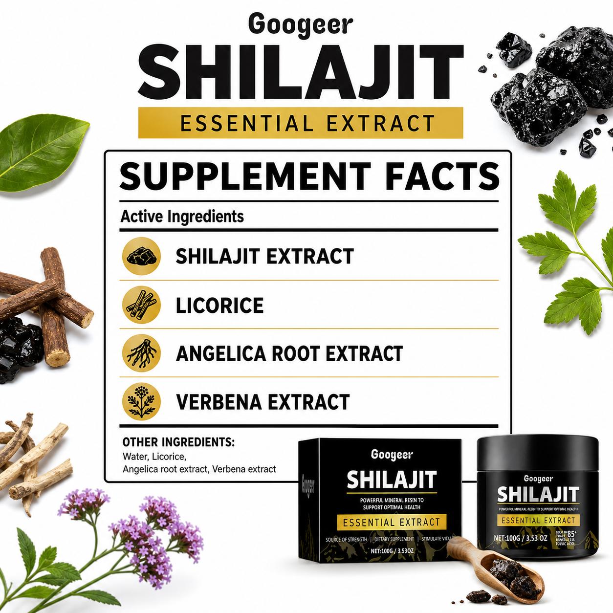 Экстракт Шиладжит Googeer в по – обзор и цена Licorice Root Extract